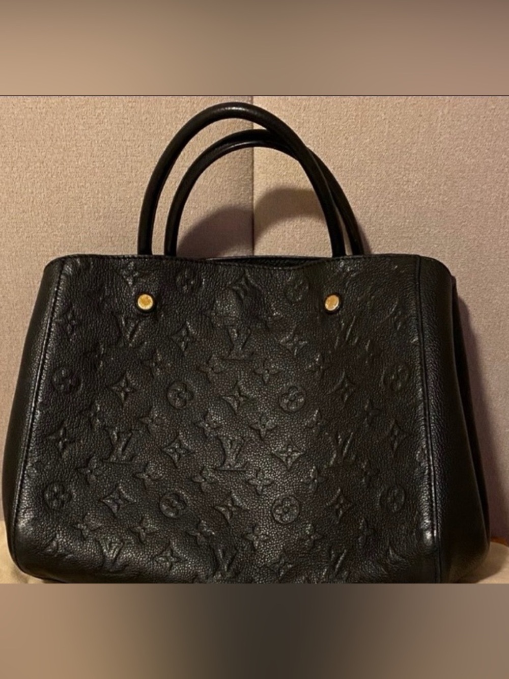Louis Vuitton Elegant Black Monogram Crossbody